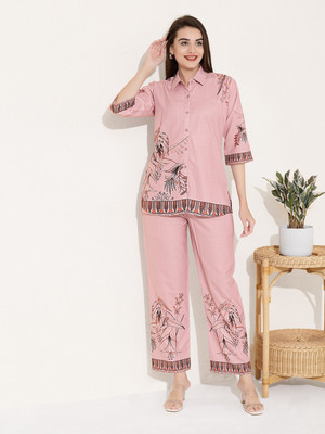 QUIRA Shirt Pant Co-ords Set