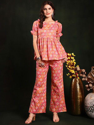 Claura Tunic Palazzos Co-ords Set