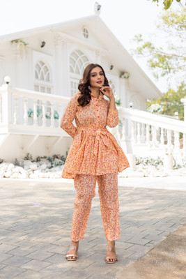 Fabstreet Top Pant Co-ords Set