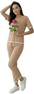 Shree Meladi Krupa Tshirt Palazzos Co-ords Set