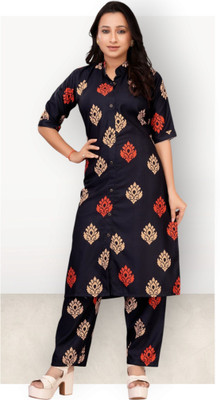 Abhumiienterprise Tunic Pant Co-ords Set