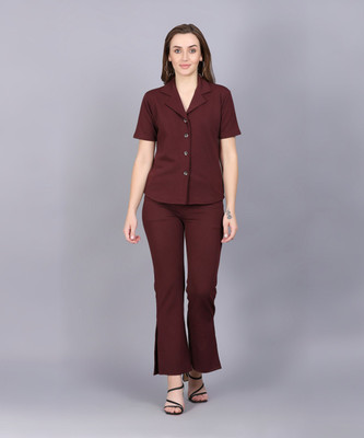 CLOTHINK India Top Palazzos Co-ords Set