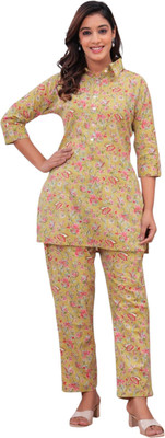 TADAATRADERS Tunic Pant Co-ords Set