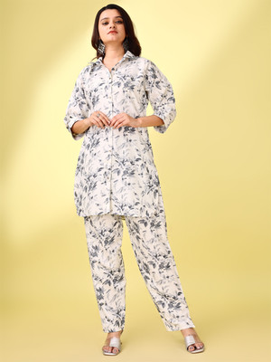 Ecomnewgen Tunic Palazzos Co-ords Set