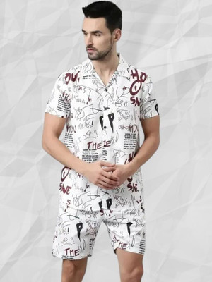 indyanvastra Shirt Regular Shorts Co-ords Set