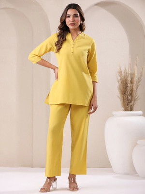 Janasya Top Pant Co-ords Set