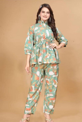 KAKRECHA Tunic Hot Pants Co-ords Set