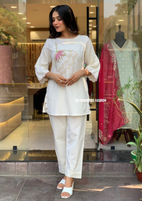 HouseOfCommon Women Ethnic Top Pant Set