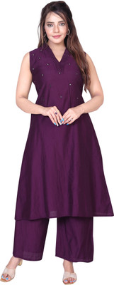 farida Women Ethnic Top Pant Set