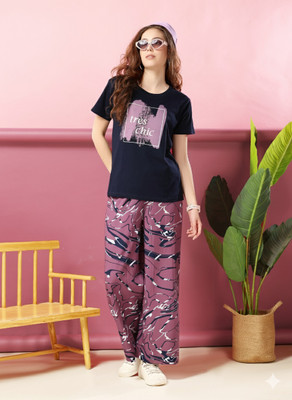 Saltysummer Tshirt Palazzos Western Set