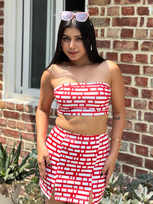 TANDUL Top Skirt Co-ords Set