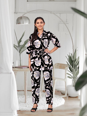 Ethnic Loop Top Pant Co-ords Set