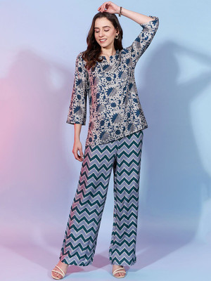 Dressberry Top Palazzos Co-ords Set