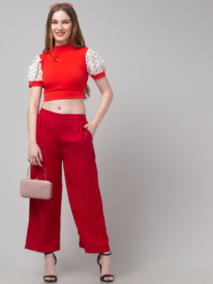 Babe Collection Top Palazzos Co-ords Set