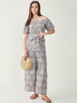 BITTERLIME Top Palazzos Co-ords Set