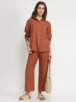 Pink Fort Shirt Pant Co-ords Set