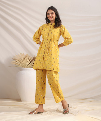 Janasya Tunic Pant Co-ords Set