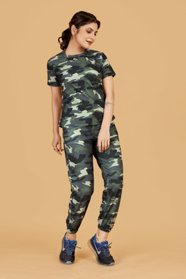 DreamBe Women Printed Multicolor Top & Pyjama Set