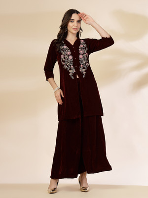 Yufta Top Palazzos Co-ords Set
