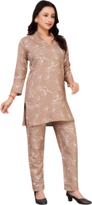 Abhumiienterprise Top Pant Co-ords Set