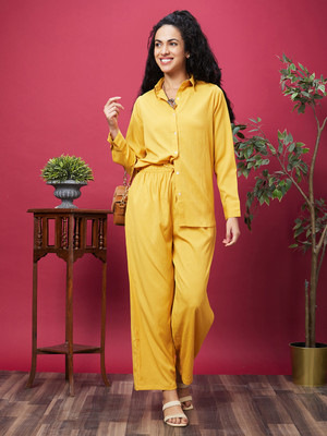 Globus Shirt Palazzos Co-ords Set