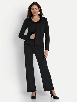 Leriya Fashion Top Pant Co-ords Set with Blazer