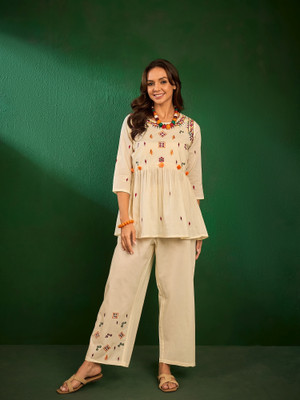 Sangria Top Palazzos Co-ords Set