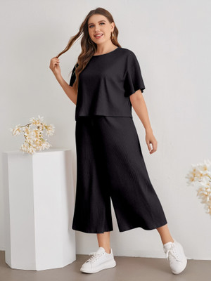 gunvitrendz Tunic Palazzos Co-ords Set with Scarf/Stole