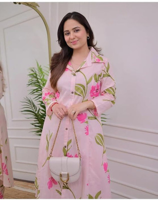 CHARVI CREATION Tunic Palazzos Co-ords Set
