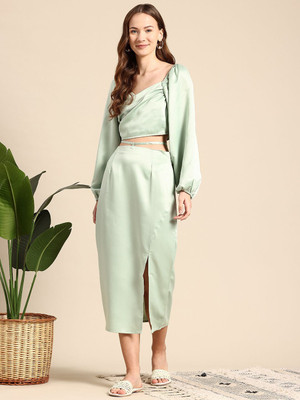 Mast & Harbour Top Skirt Co-ords Set