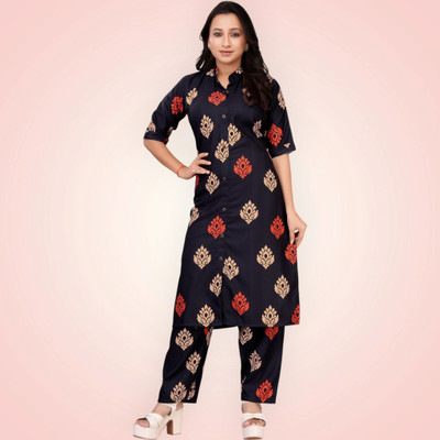 Abhumiienterprise Top Pant Co-ords Set