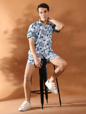Enciger Shirt Regular Shorts Co-ords Set