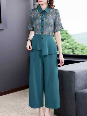 Western Couture Shirt Pant Co-ords Set