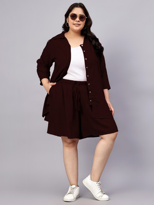 indietoga Shirt Regular Shorts Co-ords Set