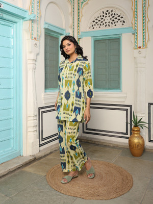 Flavia Creation Top Pant Co-ords Set