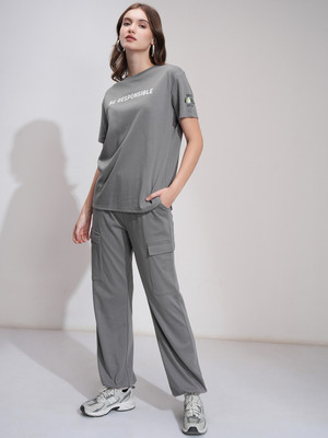 Tokyo Talkies Tshirt Pant Co-ords Set