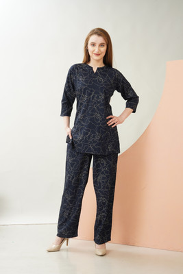 NARACHI TEXWORLD Top Palazzos Co-ords Set