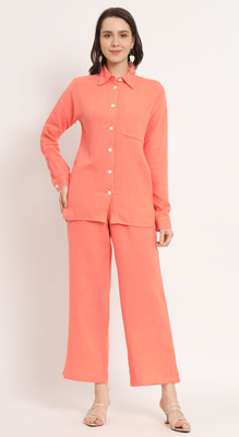 NUEVOSDAMAS Shirt Pant Co-ords Set
