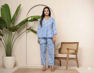 Glamero Fashions Tunic Pant Co-ords Set