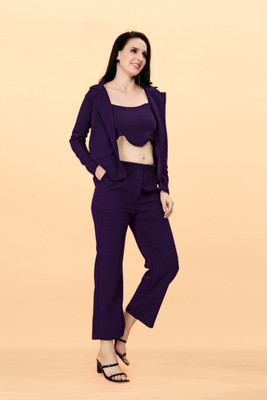Tanot Textile Tunic Pant Co-ords Set with Jacket