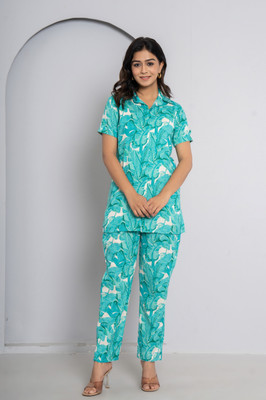 Jaipuri Bunaai Tunic Pant Co-ords Set