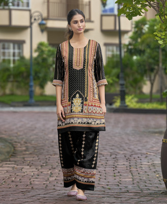 MOJILAA Tunic Palazzos Co-ords Set