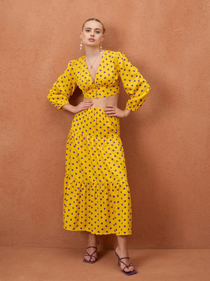 CORSICA Top Skirt Co-ords Set