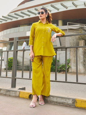 VIBE VISION Shirt Pant Co-ords Set