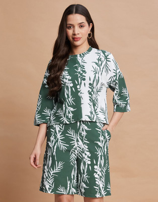 Selvia Top Regular Shorts Co-ords Set