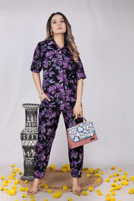 shilpa synthetic Shirt Pant Co-ords Set