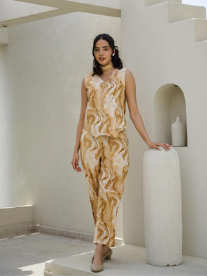 Flavia Creation Top Pant Co-ords Set