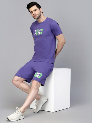 METRONAUT Tshirt Regular Shorts Co-ords Set