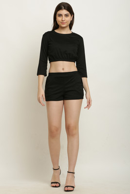 UNIVERSALS TRADERSS Top Regular Shorts Co-ords Set