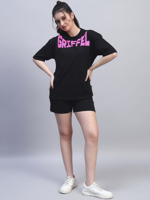 Griffel Tshirt Regular Shorts Co-ords Set